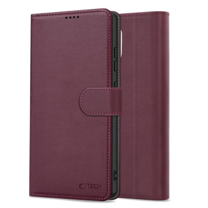 Tech-Protect - Tech-Protect Galaxy S25 Plånboksfodral - Mulberry