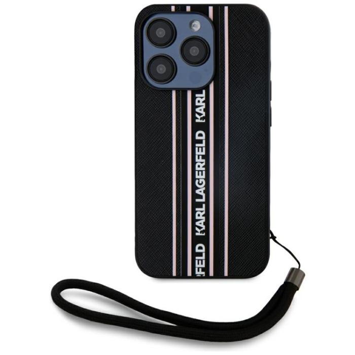 KARL LAGERFELD - Karl Lagerfeld iPhone 15 Pro Max Mobilskal Athleisure Stripes Cord