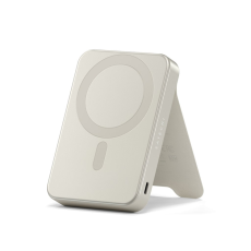 Satechi - Satechi Qi2 Magsafe Powerbank 10000mAh med Stativ - Sand