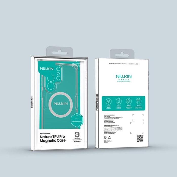 Nillkin - Nillkin Mobilskal för Galaxy S26 Ultra MagSafe Nature TPU Pro - Vit