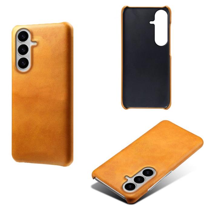 OEM - Samsung Galaxy S26 / S26 Pro Skal PU Läder Hård PC Skydd - Orange