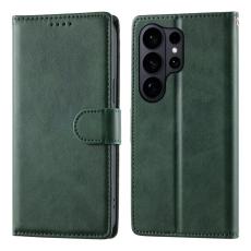 OEM - Samsung Galaxy S26 Ultra Fodral Konstl&auml;der Flip - Gr&ouml;n