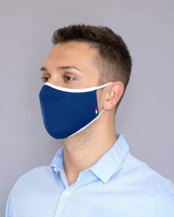 UTGATT1 - UNIMA Fresh Mask - Ansiktsmask/ Munskydd i textil Blå/ Vit