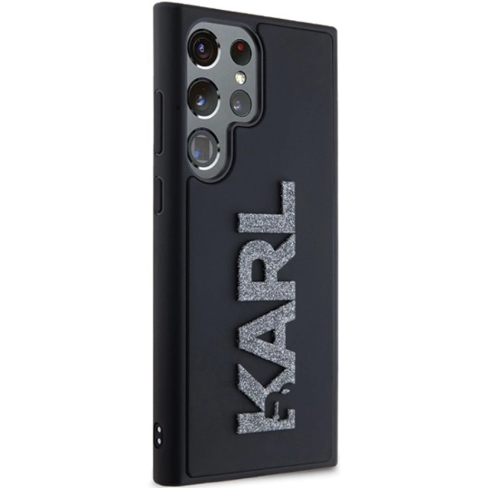 KARL LAGERFELD - Karl Lagerfeld Galaxy S23 Ultra Mobilskal 3D Rubber Glitter Logo