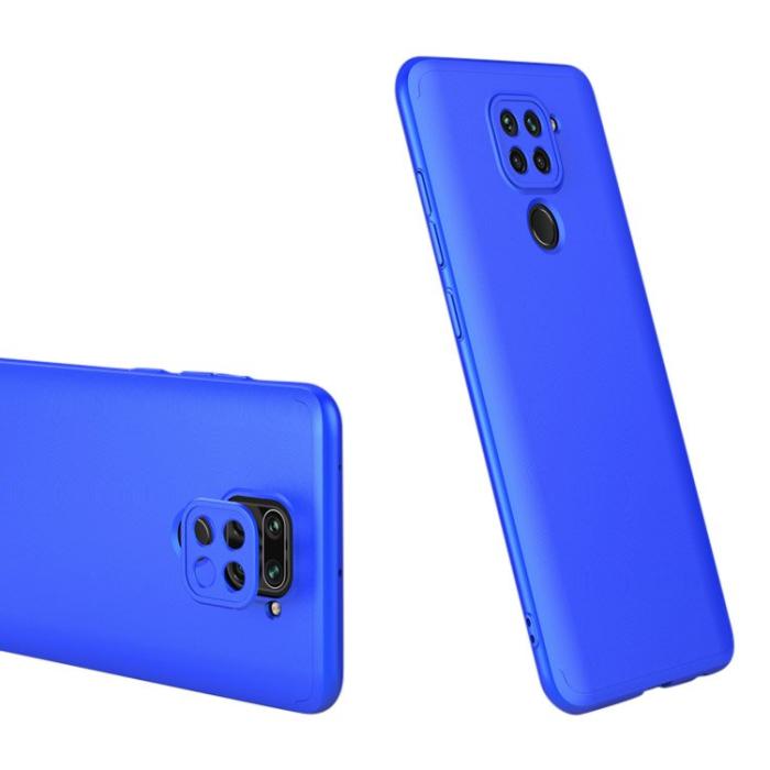 UTGATT5 - GKK 360 Protection Fram bak skal Redmi 10X 4G/Redmi Note 9 Blå