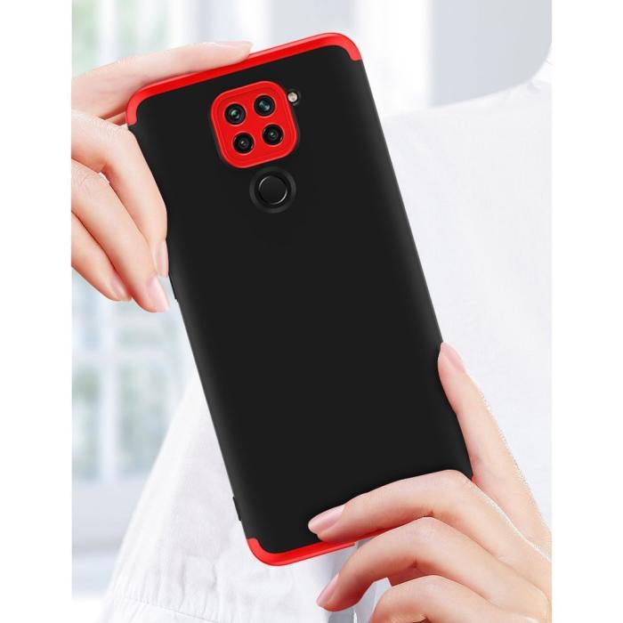 UTGATT5 - GKK 360 Protection Fram bak skal Redmi 10X 4G/Redmi Note 9 Blå