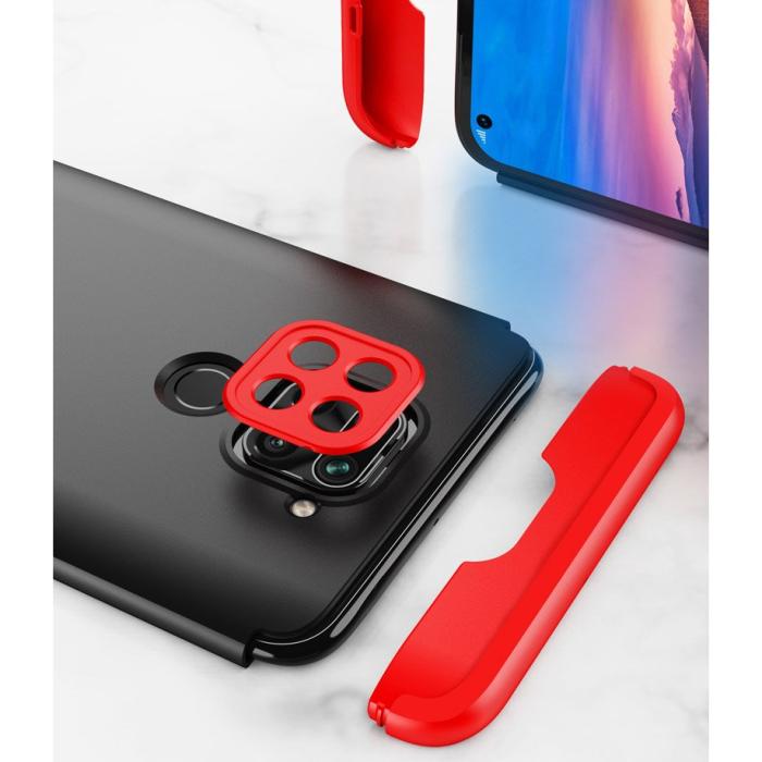 UTGATT5 - GKK 360 Protection Fram bak skal Redmi 10X 4G/Redmi Note 9 Blå