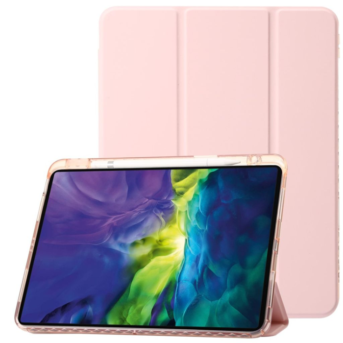 OEM - iPad Pro 12.9 (2018/2020/2021/2022) Fodral Med Pennfack - Rosa