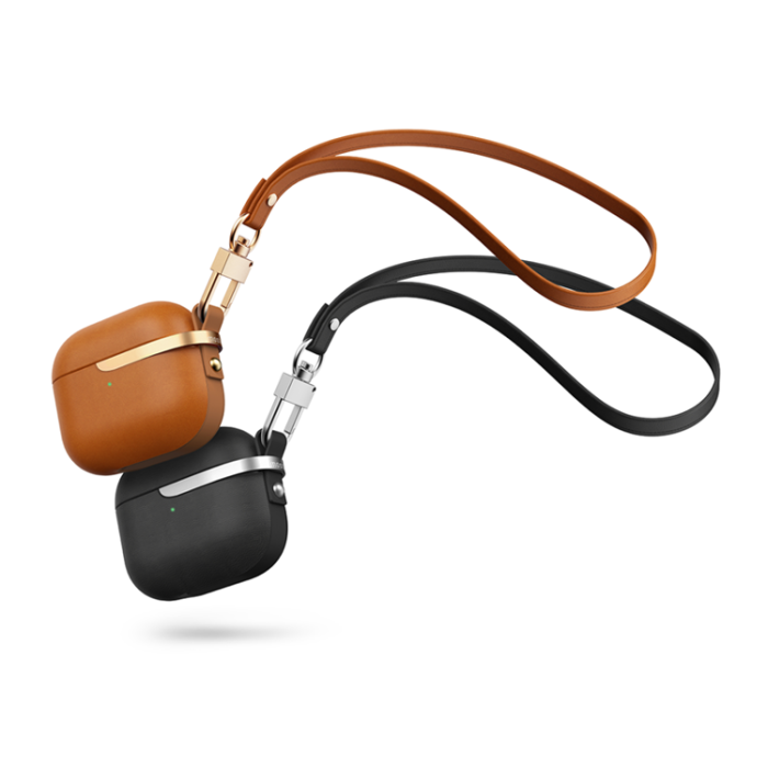 Moshi - Moshi Pebbo Luxe för AirPods 3 - Brun