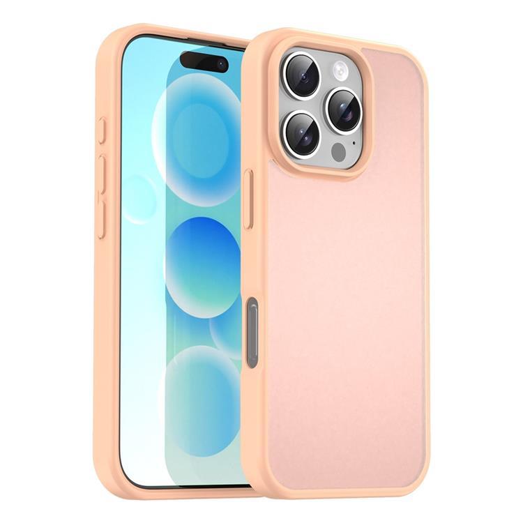 iPhone 16 Pro Max Mobilskal Skin Touch Matte - Rosa (Rosa) | 2353 | AlltMobil