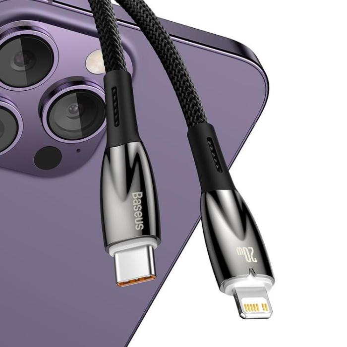 BASEUS - Baseus USB-C till USB-C kabel 100W 1m - Svart