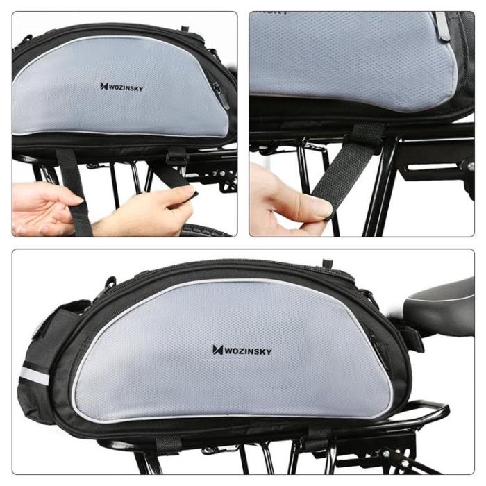 Wozinsky - Wozinsky Cykel bak Bagageväska med rem 13L