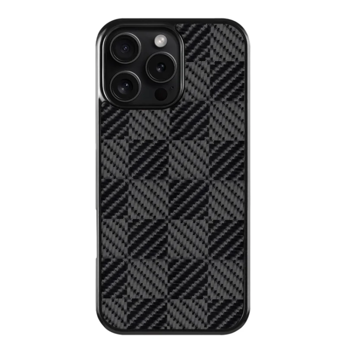 A-One Brand - iPhone 16 Pro Max Mobilskal Aramid Fiber Grids Texture