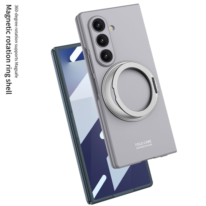 GKK - GKK Galaxy Z Fold 7 Mobilskal Med Skärmfilm - Svart