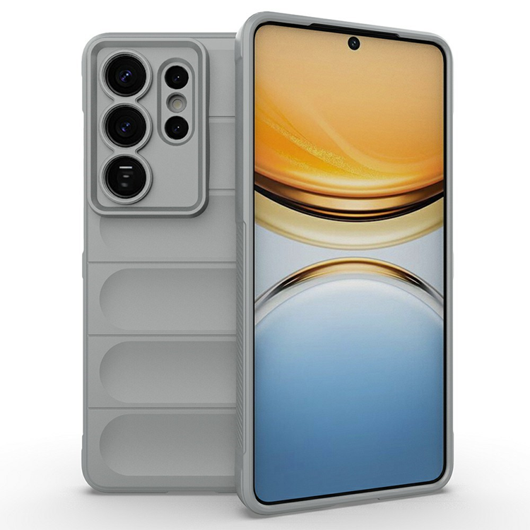 AMORUS Galaxy S26 Ultra Mobilskal Soft TPU Rugged (Ljusgrå) | 2353 | AlltMobil