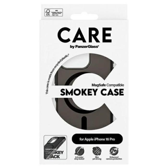 PanzerGlass - CARE By PanzerGlass iPhone 16 Pro Mobilskal MagSafe - Smokey