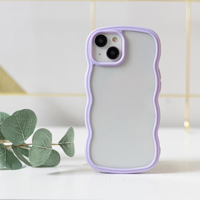 OEM - iPhone 7/8/SE (2020/2022) Mobilskal Wave - Lila