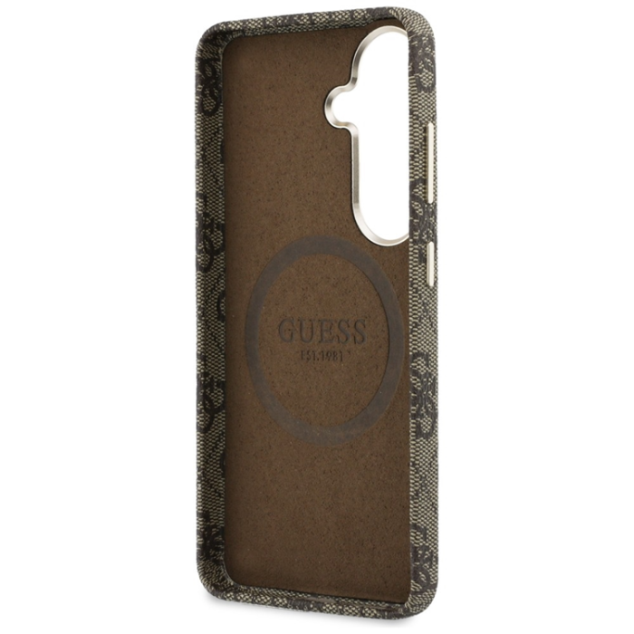 Guess - Guess Mobilskal För Galaxy S26 MagSafe 4G Script - Brun