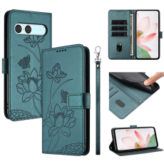 A-One Brand - Sony Xperia 10 VII Plånboksfodral Lotus Imprint - Mörkgrön