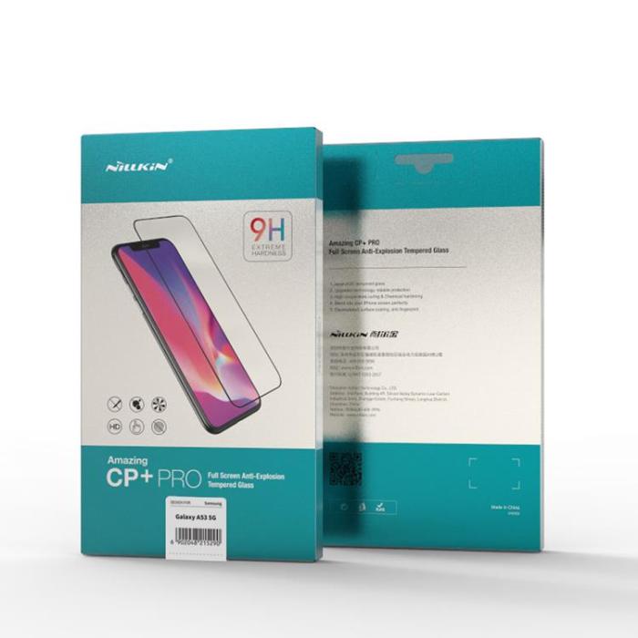 Nillkin - Nillkin Galaxy A73 5G Härdat glas 9H CP + PRO Ultra-Thin - Svart