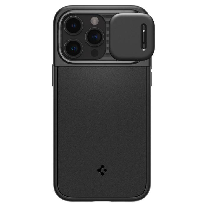 Spigen - Spigen iPhone 15 Pro Max Mobilskal Magsafe Optik Armor - Svart