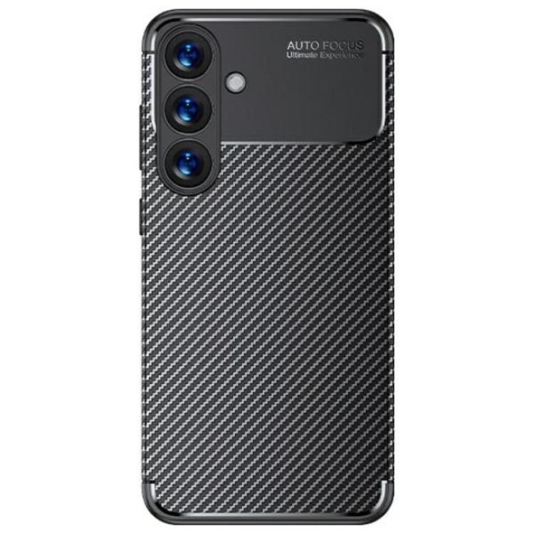 Beline Galaxy S25 Mobilskal Carbon Armor - Svart | 2353 | AlltMobil