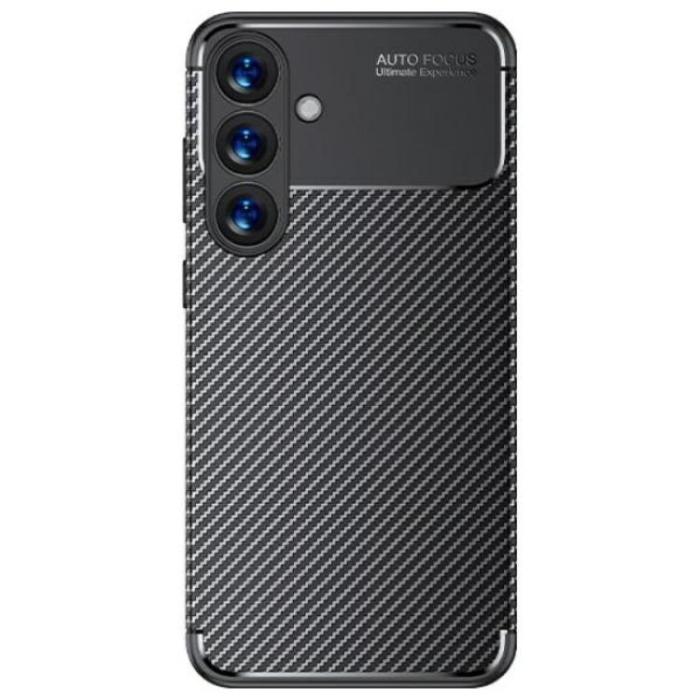 Beline - Beline Galaxy S25 Plus Mobilskal Carbon Armor - Svart