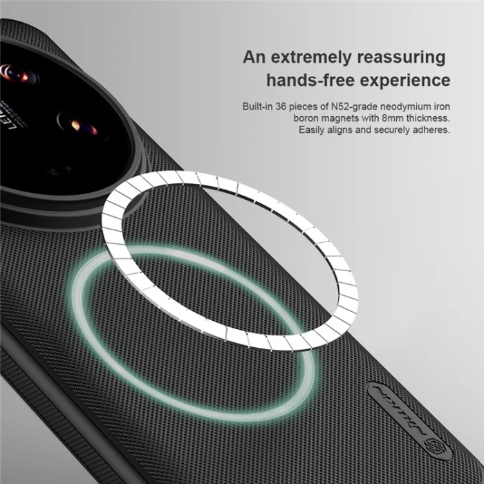 Nillkin - Nillkin Xiaomi 14 Ultra Mobilskal MagSafe Frosted Shield Pro