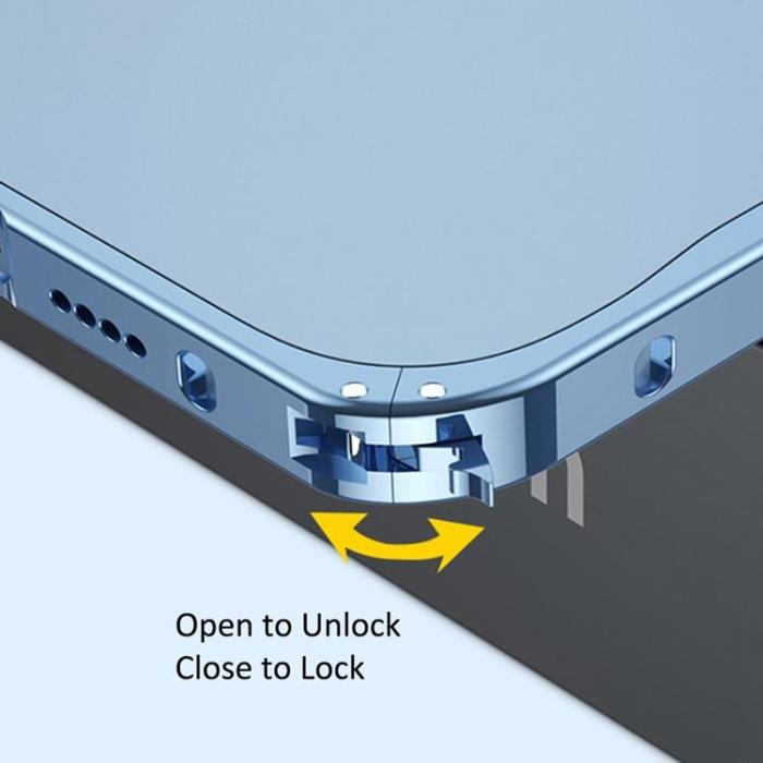 OEM - iPhone 14 Plus Skal Metall Slim - Svart