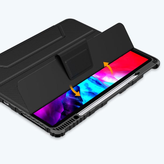 UTGATT1 - Nillkin Bumper Läder Case Pro Fodral iPad Pro 12.9 '' 2021/2020 - Svart