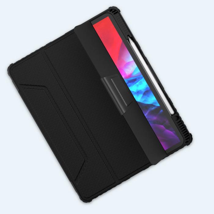 UTGATT1 - Nillkin Bumper Läder Case Pro Fodral iPad Pro 12.9 '' 2021/2020 - Svart