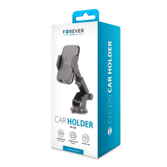 Forever - Forever Bilhållare för Vindskydd CH-320 - Svart