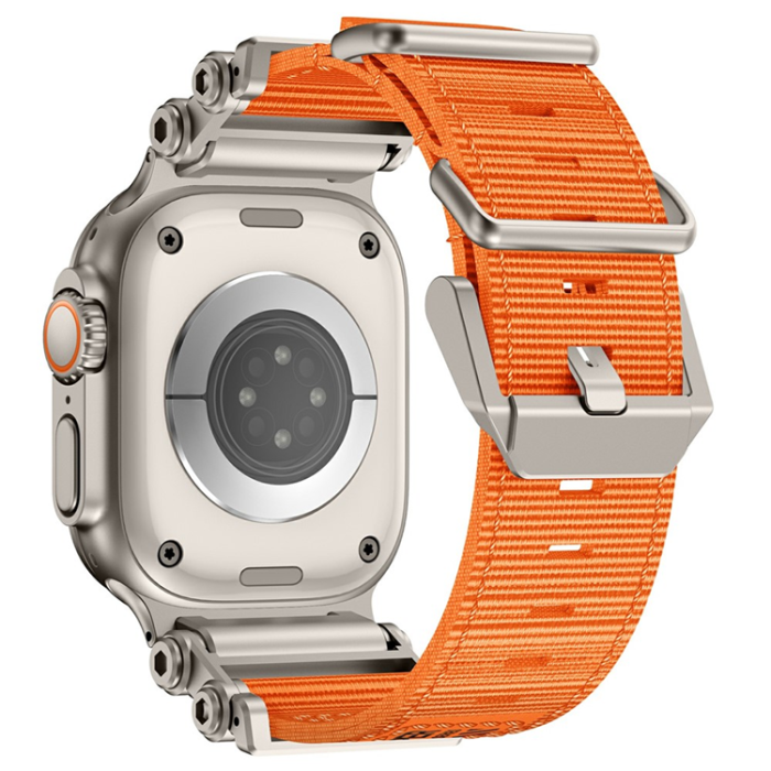 A-One Brand - Apple Watch 42/44/45/46/49mm Armband Nylon - Orange