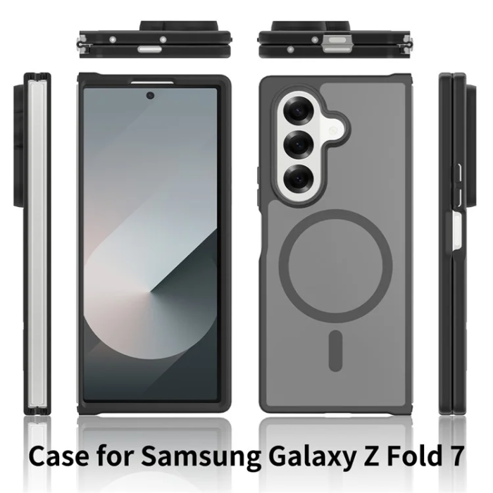 A-One Brand - Galaxy Z Fold 7 Mobilskal MagSafe Acrylic - Blå