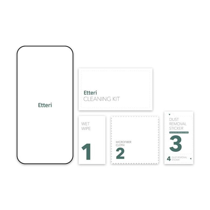 Etteri - Etteri Galaxy A36 5G Härdat Glas Skärmskydd 9D - Svart