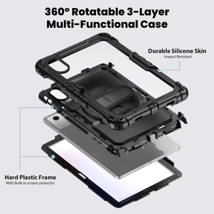 Tech-Protect - Tech-Protect Lenovo Idea Tab 11.0 Skal Solid - Svart