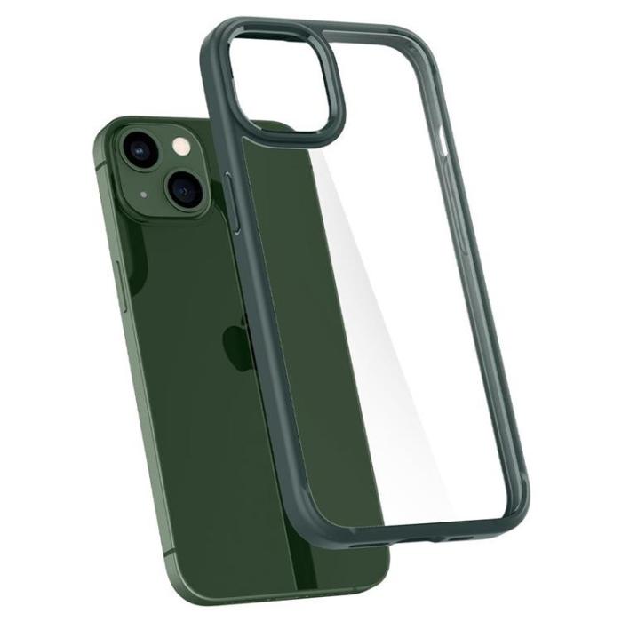 Spigen - Spigen iPhone 13 Skal Ultra Hybrid - Midnight Grön