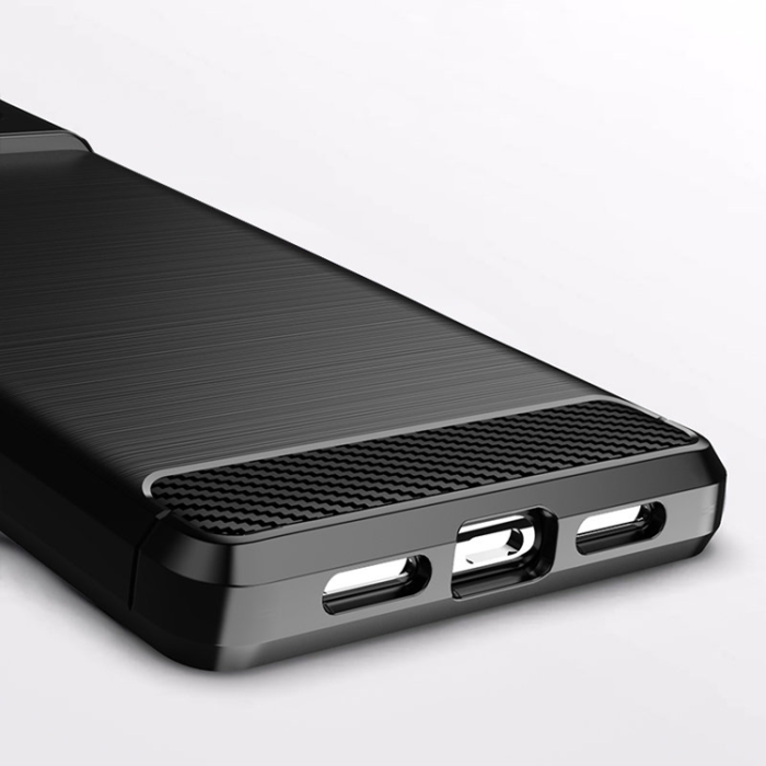 UTGATT1 - Google Pixel 6 Mobilskal Carbon Flexible - Svart