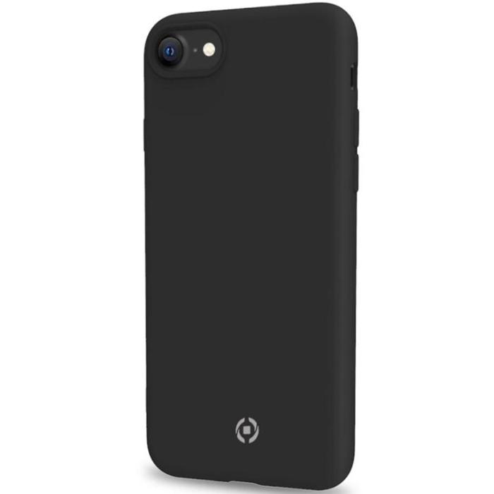 Celly - Celly Cromo Soft Rubber Skal iPhone 7/8/SE 2020/2022 - Svart