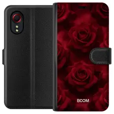 Gustaf - Pl&aring;nboksfodral till Samsung Galaxy Xcover 5 med Crimson Rose