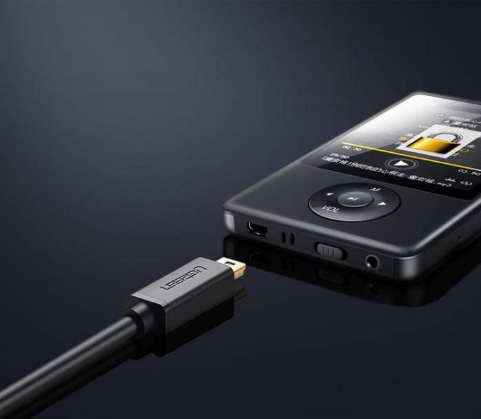 Ugreen - Ugreen USB Till Mini USB Kabel 1.5 m - Svart