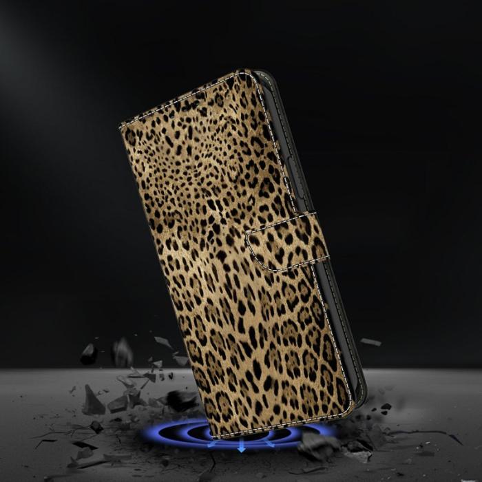 OEM - Samsung Galaxy A57 Plånboksfodral Mönstertryck Konstläder - Leopard Print