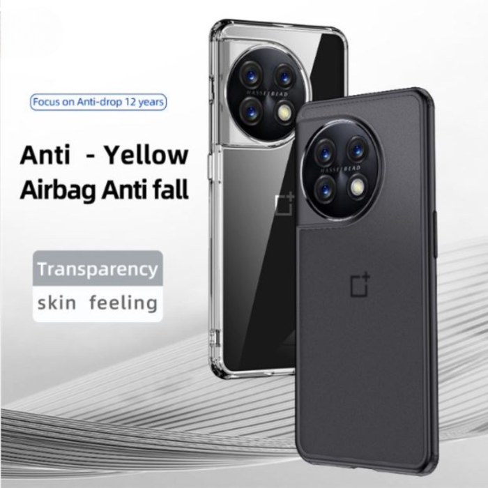 OEM - OnePlus 11 5G Mobilskal DropProof Hybrid TPU - Matte Svart