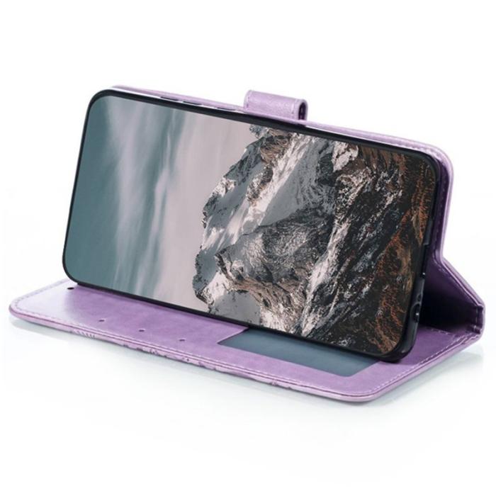 OEM - Samsung Galaxy A57 Plånboksfodral Konstläder Mandala - Lila