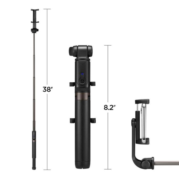 Spigen - Spigen Trådlös Selfie Stick Tripod - Svart