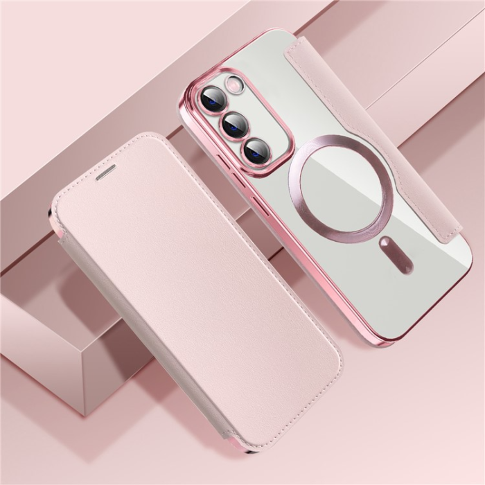 Boom of Sweden - BOOM Galaxy S23 Plus Magsafe Plånboksfodral RFID Flip - Rosa