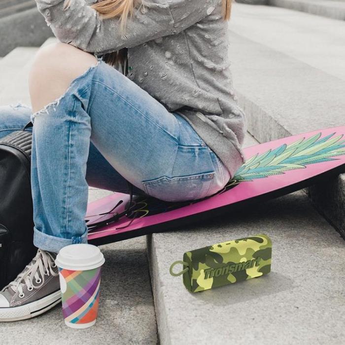 Tronsmart - Tronsmart Trip Trådlös Bluetooth 5.3 Högtalare Vattentät IPX7 10W - Camouflage
