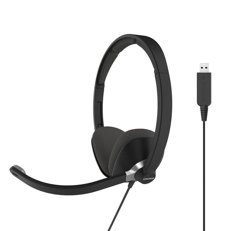 KOSS Headset CS300 On-Ear USB - Svart | 505771 | AlltMobil