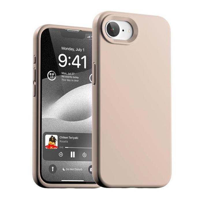 Mercury - Mercury iPhone 16e Mobilskal Silikon - Rosa Sand