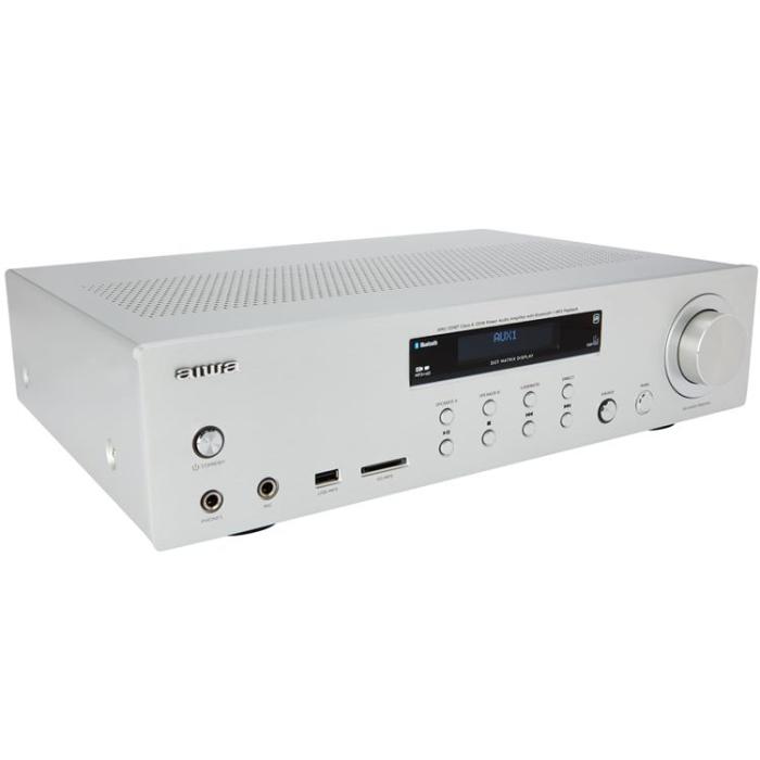 AIWA - Aiwa Förstärkare med Bluetooth 2 x 60 Watt RMS - Silver